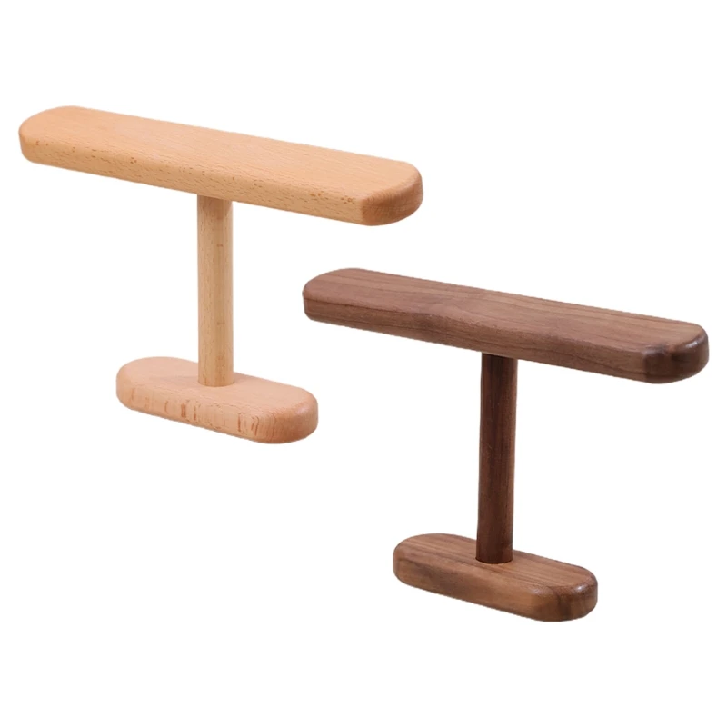 

M2EA Black Walnut Watches Bracelet Stand Simple Single-layer Watch Storage Rack Display Jewelry Props Bracelet Display Stand