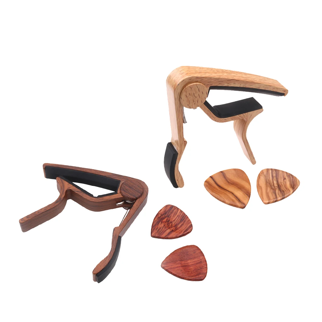 

Quick Release гитарный Капо ключ триггер зажима с 2 шт. выборка Plectrums набор