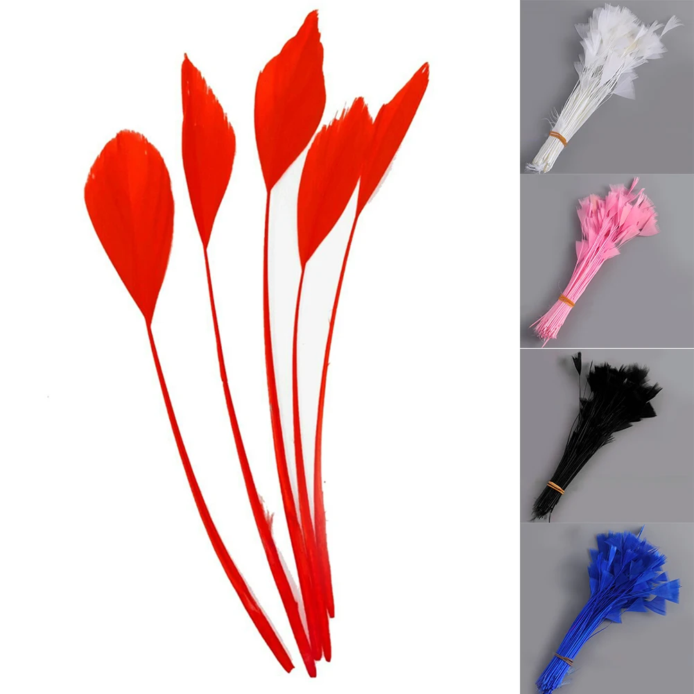 100 шт курица с перьями из хвоста петуха шляпы отделка ленты Coque Millinery украшение