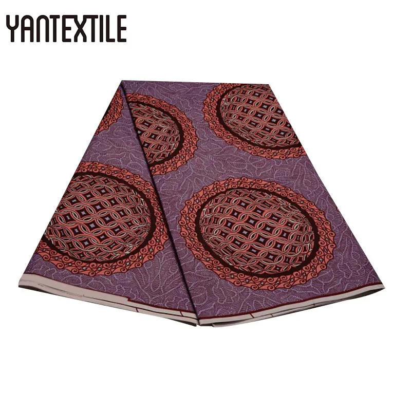 19050005 YANTEXTILE новая Анкара ткань Африканский Голландский Воск Принт Tissu Africain 3 ярдов настоящий воск Африканский батик ткань для свадебного платья - Цвет: 19050005