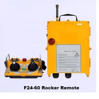 f24 60 joystick industrial wireless remote controller 1 transmitter 1 receiver 380v220v 36v24v smart switch