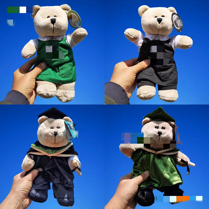 2018 Семья украшения куклы дарят подарки Выпускной платье медведь | Дом и сад