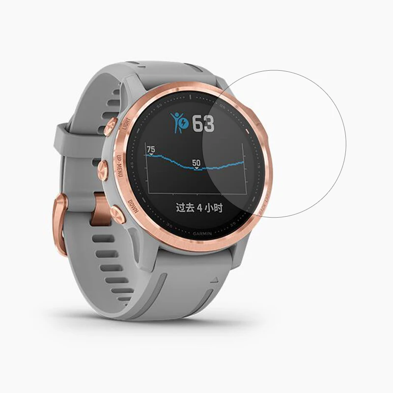 Прозрачная защитная пленка из закаленного стекла для Garmin Fenix 6s Shapphire / Pro Smart Watch