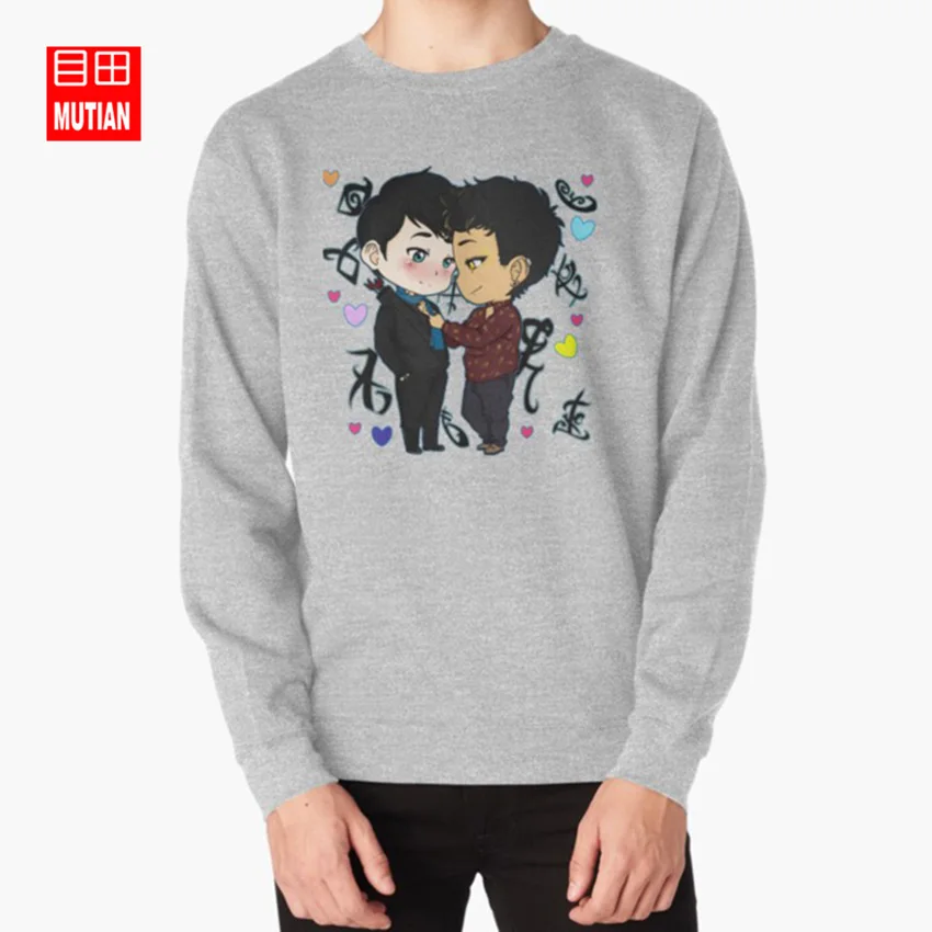 MALEC hoodies sweatshirts malec alec lightwood shadowhunters the mortal instruments tmi magnus bane books cassandra clare | Мужская