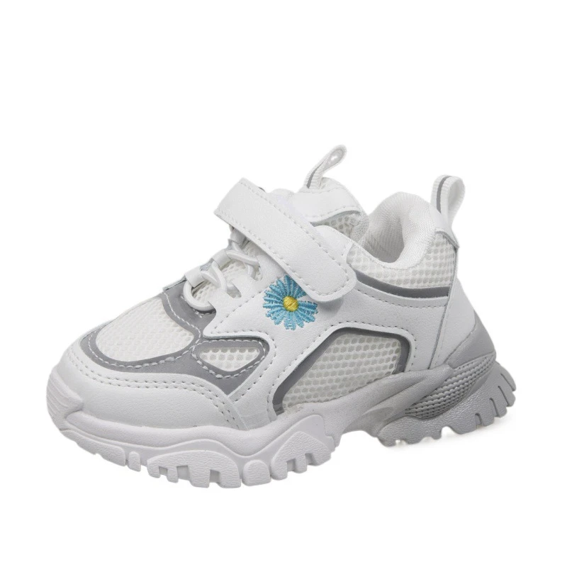 

Boys' and Girls' Contrast Stitching Sports Shoes Soft Sole Antiskid Night Vision Reflective Walking Shoes Functional Shoes