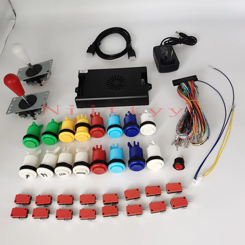 4800 В 1 Пандора 14 Сага Бокс WIFI Комплект для сборки Игровая плата 8-позиционный джойстик Sanwa стиля с кнопкой для двух игроков DX on.