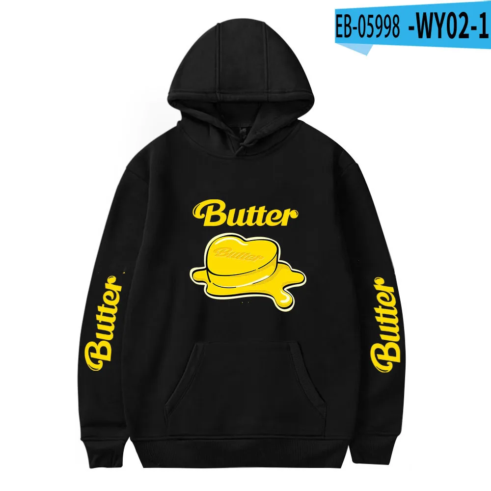 

Bangtan Boys Hoodie Kpop Fashion Oversized Sweatshirt Women Winter Thickened Pullovers Hooded Bangtan Boys Album Butter Clothes