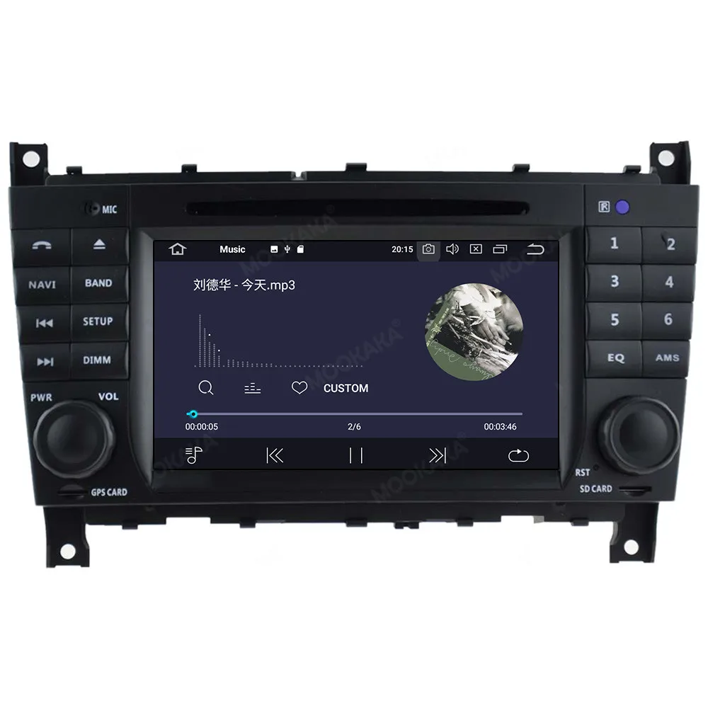 Автомобильный радиоприемник на Android 10 0 4 + 64 ГБ GPS-навигация для Benz C-Class W203 2004-2007