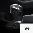 Матовая Ручка рычага переключения передач из АБС-пластика и углеродного волокна для Golf MK7 2014-2018, аксессуары для стайлинга автомобиля
