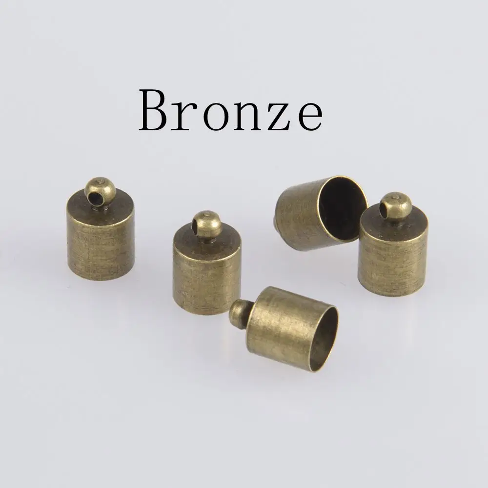 10 50 шт сережки с кисточками концевые Обжимные бусины колпачки DIY аксессуары