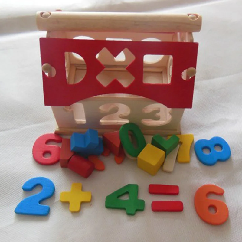 

Kids Blocks Educational Toys Digital Number House Building Learning Intellectual Toys for Children Baby