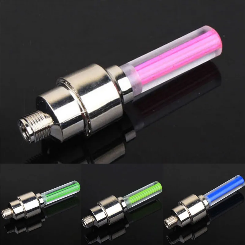

High Quality 2 x LED Lamp Flash Tyre Wheel Valve Cap Light For Car Bike Bicycle Motorcycle Tire Air valve lamp
