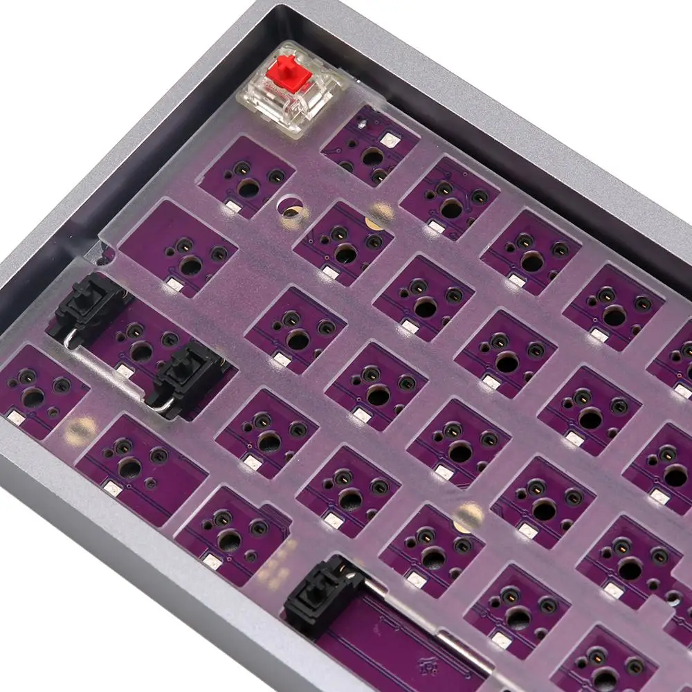 TOFU RGB 60% Горячая замена пользовательский механический набор клавиатуры без