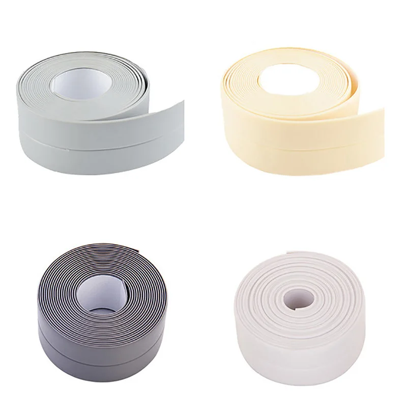 ПВХ водонепроницаемая клейкая лента с защитой от плесени для кухни ванной