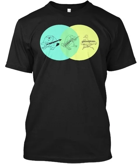 

Fashion Keytar Platypus Venn Diagram T , Be Tagless Tee T-shirt Trendy
