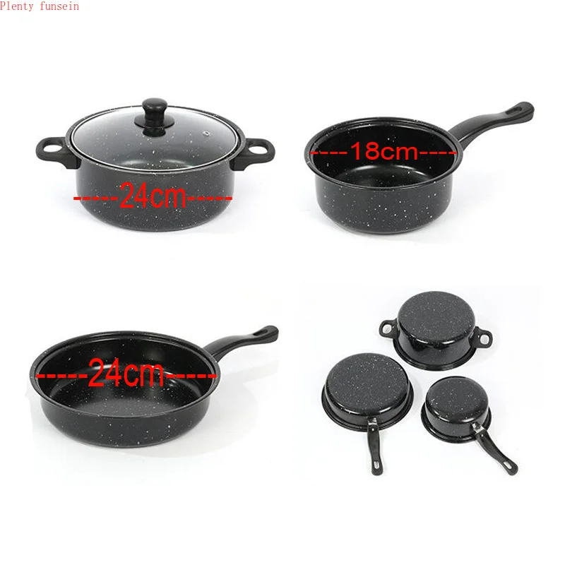 3 в 1 Набор наборов пшеничный рис камень суп сковорода молочные горшки