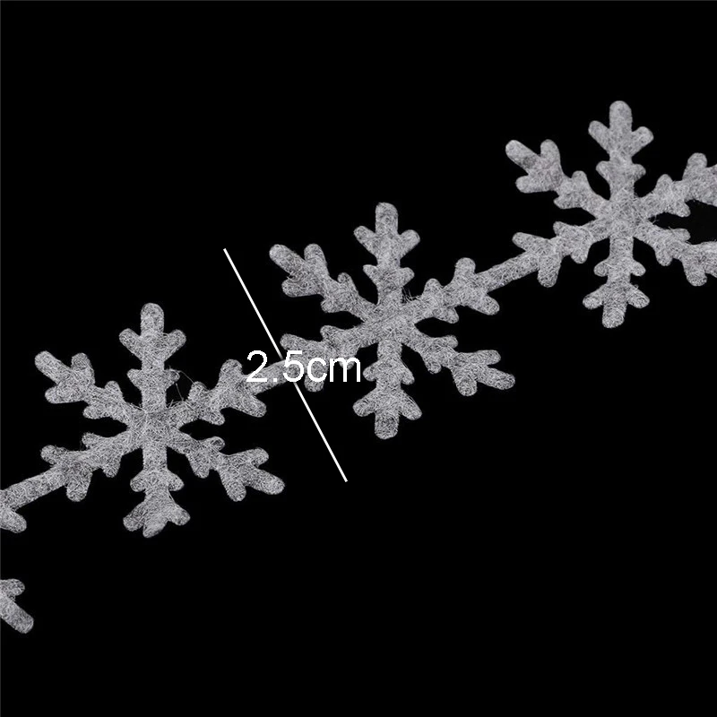 Рождественское украшение для дома 5 метров Снежинка ленты украшения