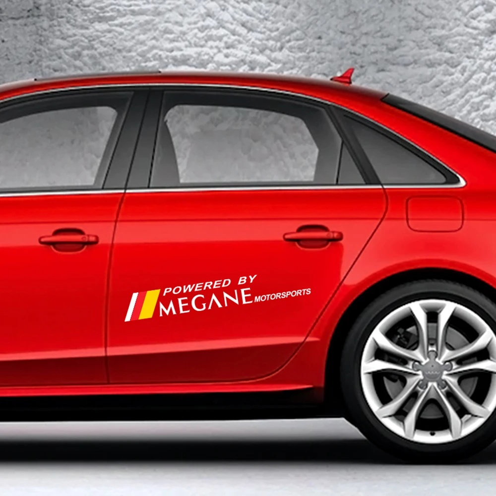 Стильные наклейки на автомобильные двери боковые Автоспорт для Renault Megane 2 3 Scenic 4 1
