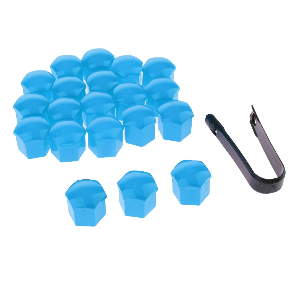 20Pcs 19mm Car Wheel Lug Nut Bolt Hub Screw Cover Protective Cap | Автомобили и мотоциклы