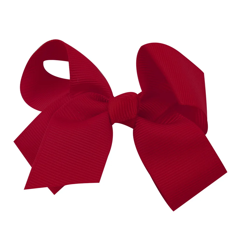 red Новинка,, бантик из тесьмы для волос, заколки, клипсы, цветочные банты для девочек, головной убор, аксессуары - Цвет: red