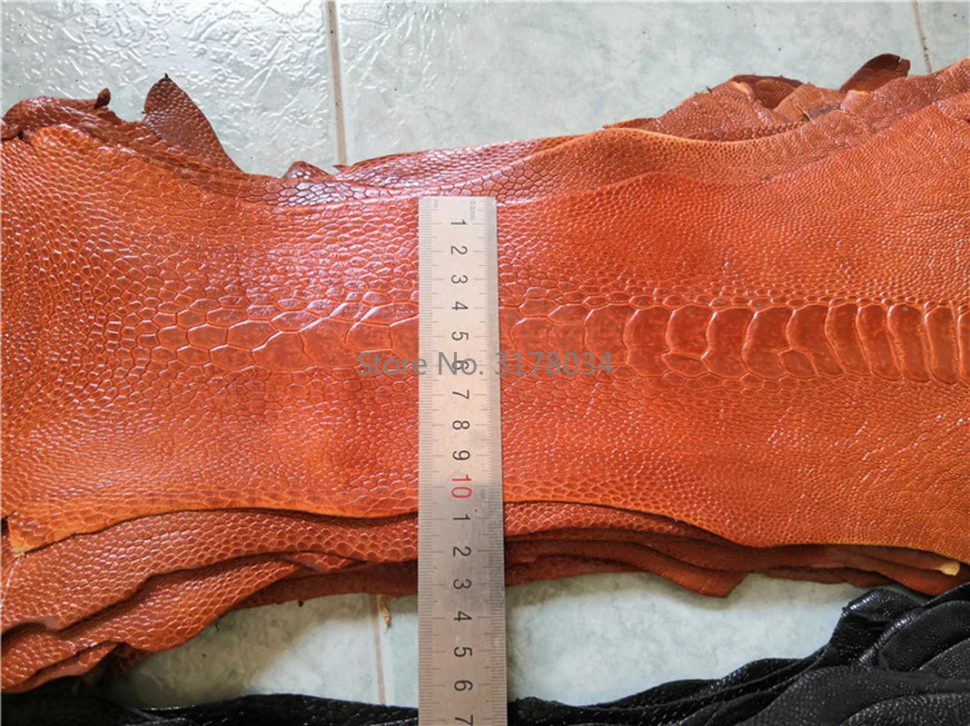 1 шт. натуральная кожа страуса для ног кожаный чехол самостоятельного