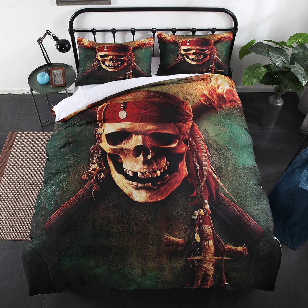 Thumbedding Clown Bedding Set Queen Size Scary Fashionable 3D Duvet Cover King Twin Full Single Double Unique Design Bed | Дом и сад