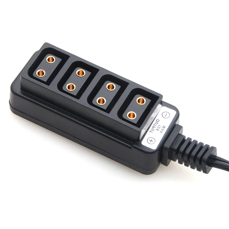 

Male D-Tap B Type Power Dtap Tap to 4 Female P-Tap Ptap Adapter with D-Tap to Lp-E6 Fully Decoded Dummy Battery Adapter