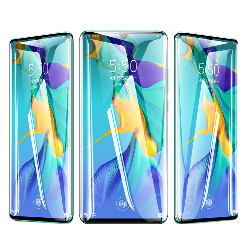 BoeYink УФ Полный Клей протектор экрана из закаленного стекла для Huawei Mate 30 Pro 5G 21D UV