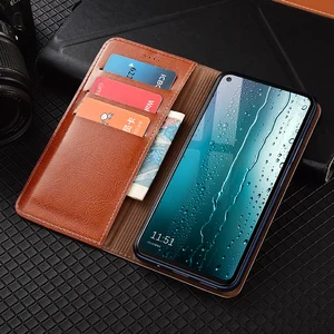Genuine Leather Wallet Flip Case For UMIDIGI One Max F1 F2 S2 S3 S5 A3
A3S A3X A5 A7 Z2 Pro X Max Power 3 Lite Cover Cases