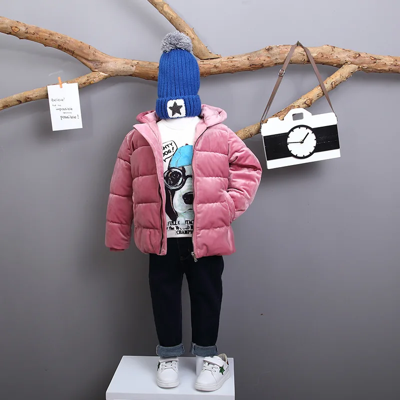 

Winter Children's warm down cotton-padded jacket boy and girl children's clothing down cotton-padded jacket kids coats winter