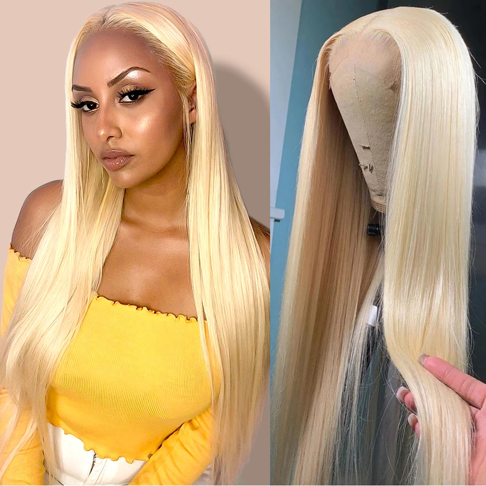 

Парики 613 блонд на сетке спереди, парики без повреждений, бразильские прямые волосы 13x 4, парики из человеческих волос на сетке спереди, предв...