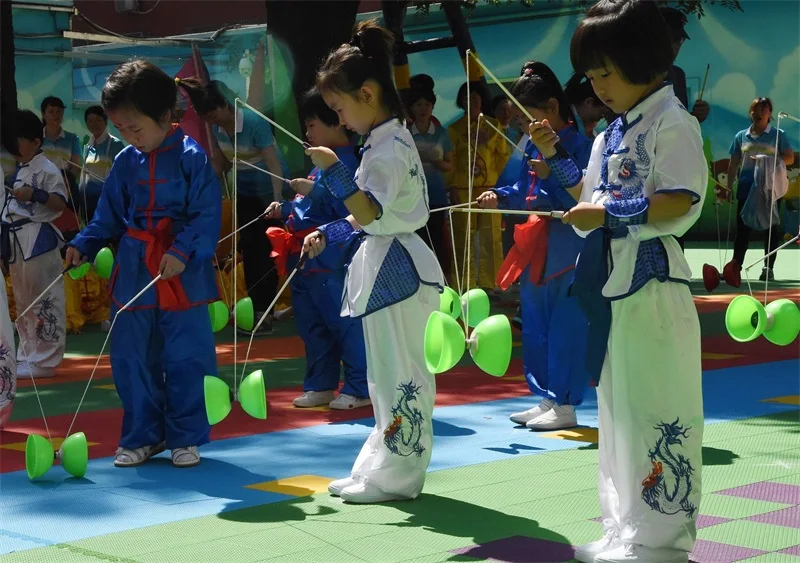 1/3/5 подшипник Профессиональный Diabolo игрушки йойо комплект Высокое Скорость светильник светящиеся классический подшипниковые игрушки жонглирования с веревочной сумкой Kongzhu