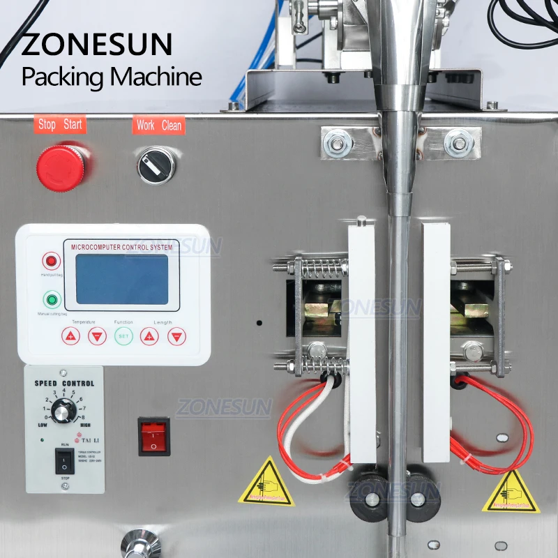 ZONESUN Автоматическая паста Чили масляный соус уксус герметизация измерительная