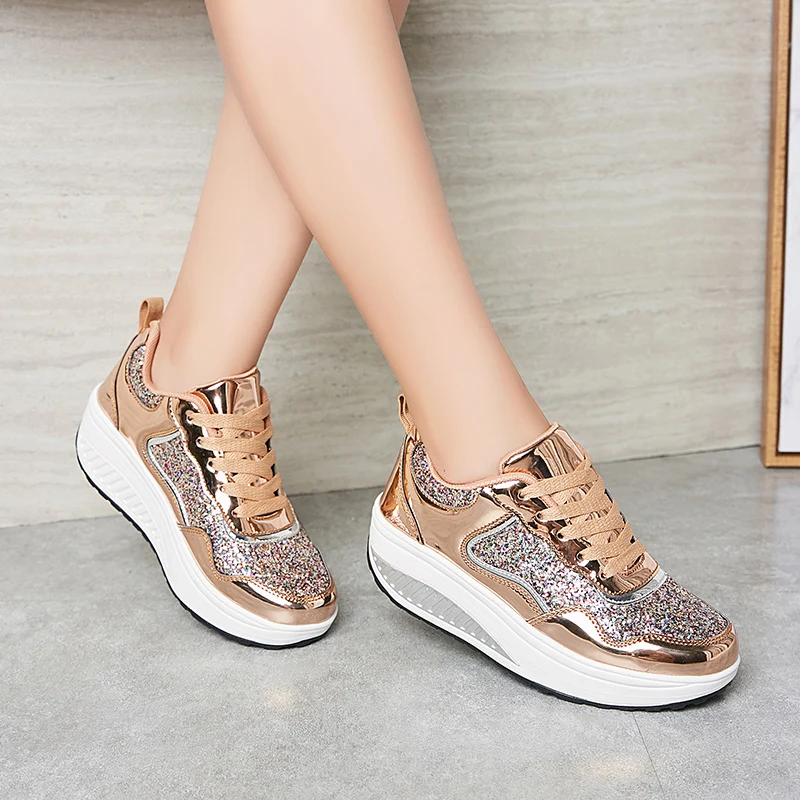 Женские кроссовки из искусственной кожи модные спортивная обувь цвет белый