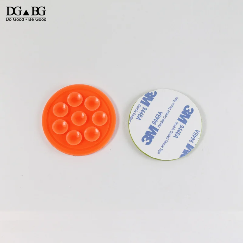 High Quality Silicon Suction Cup Backed 3M Adhesive Easy Sticker Non Slip Mat Rubber Sucker Anti Pad | Дом и сад