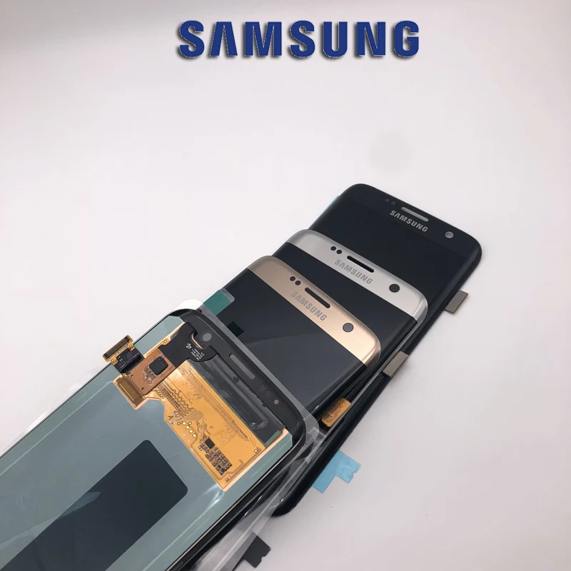 NEW ORIGINAL SUPER AMOLED Display For Samsung Galaxy S7 Edge G935 G935T G935V G935A G935F G935FD G935U LCD Touch Screen | Мобильные