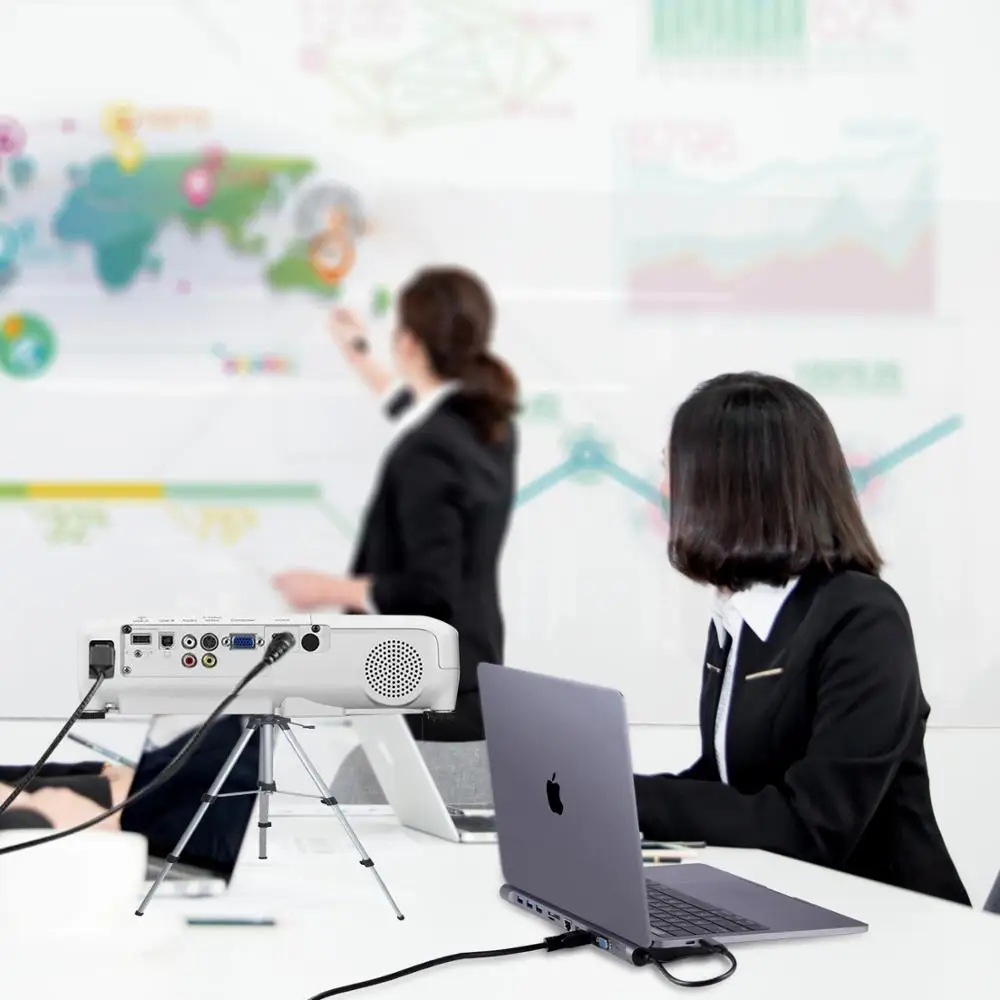 usb концентратор 11 в 1 usb type c на нескол