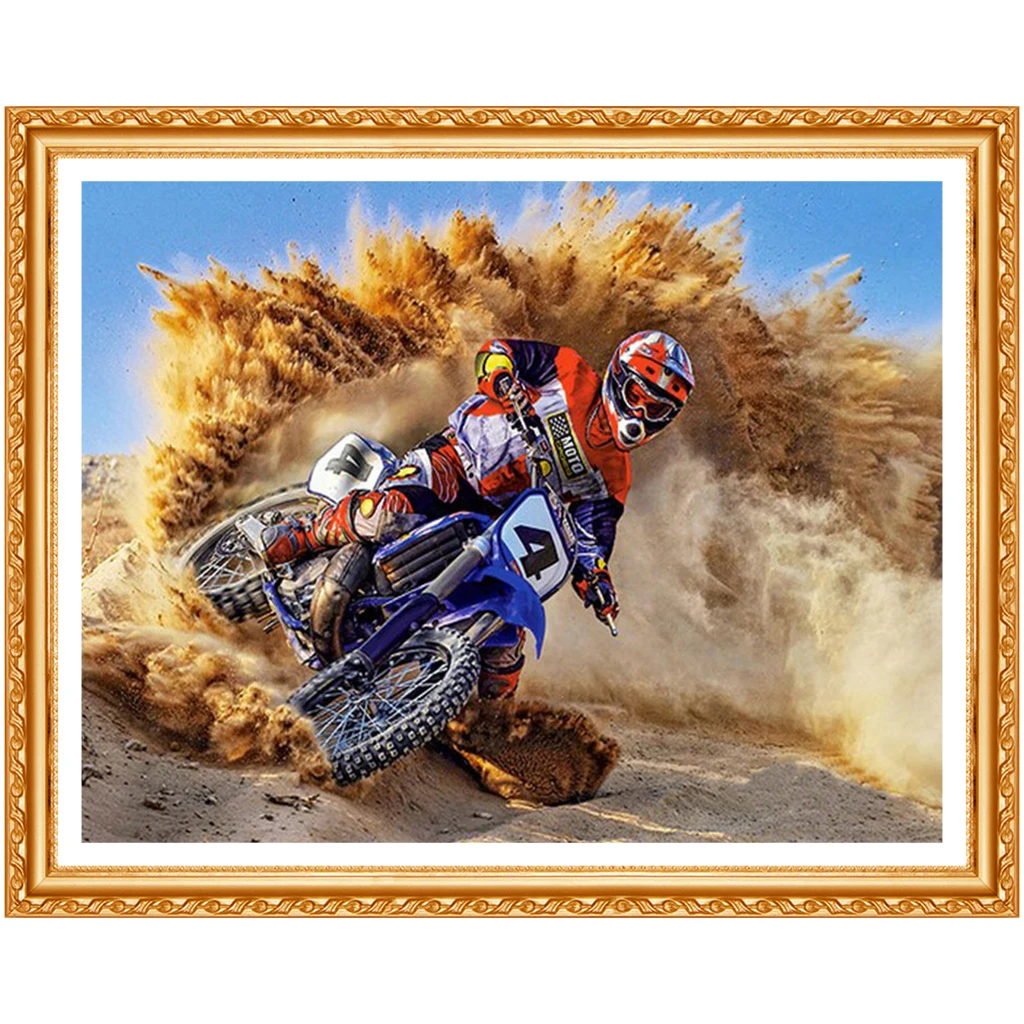 5D алмазная вышивка мотоцикл пыль Алмаз Diy Алмазная картина квадратные Стразы