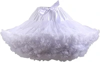 womens soft puffy tulle petticoat costume ballet dance short tutu skirts multi layer 2022