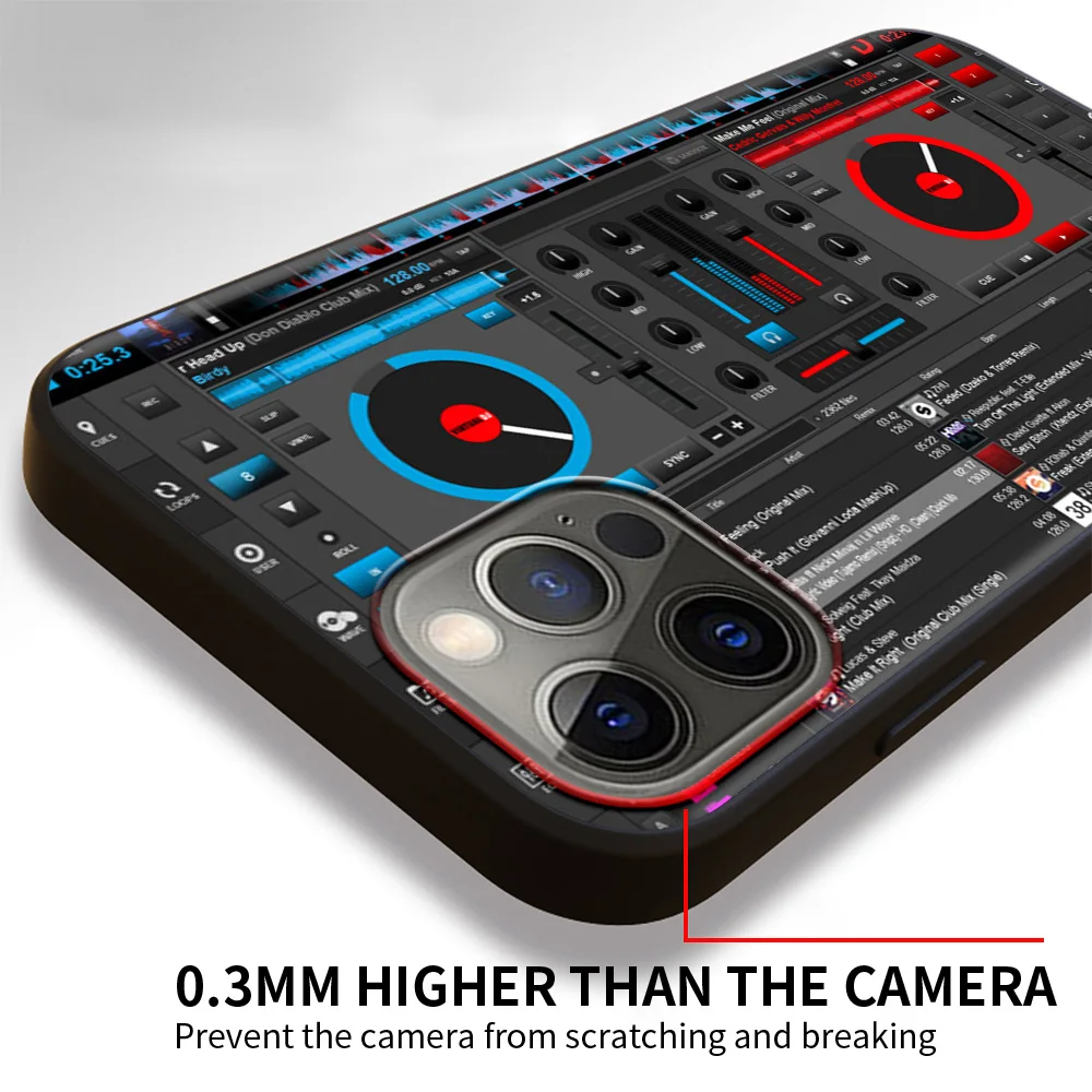 

Ddj Dj Music Case For Apple iPhone 11 12 Pro Max 8 7 6 Plus XR X XS 6S Soft Back Cover SE 2020 Phone Shell Coque Fundas Capa