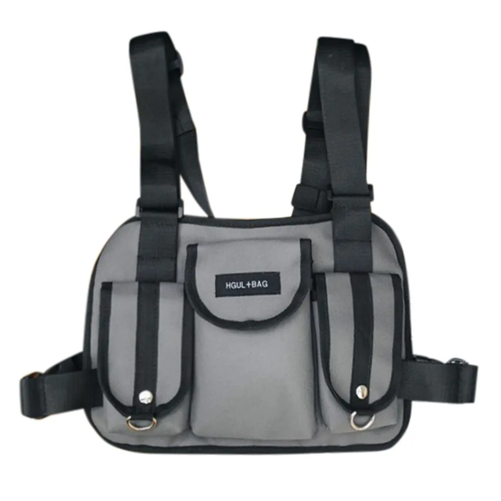 Нагрудные пакеты унисекс модный тренд многофункциональная нейлоновая поясная