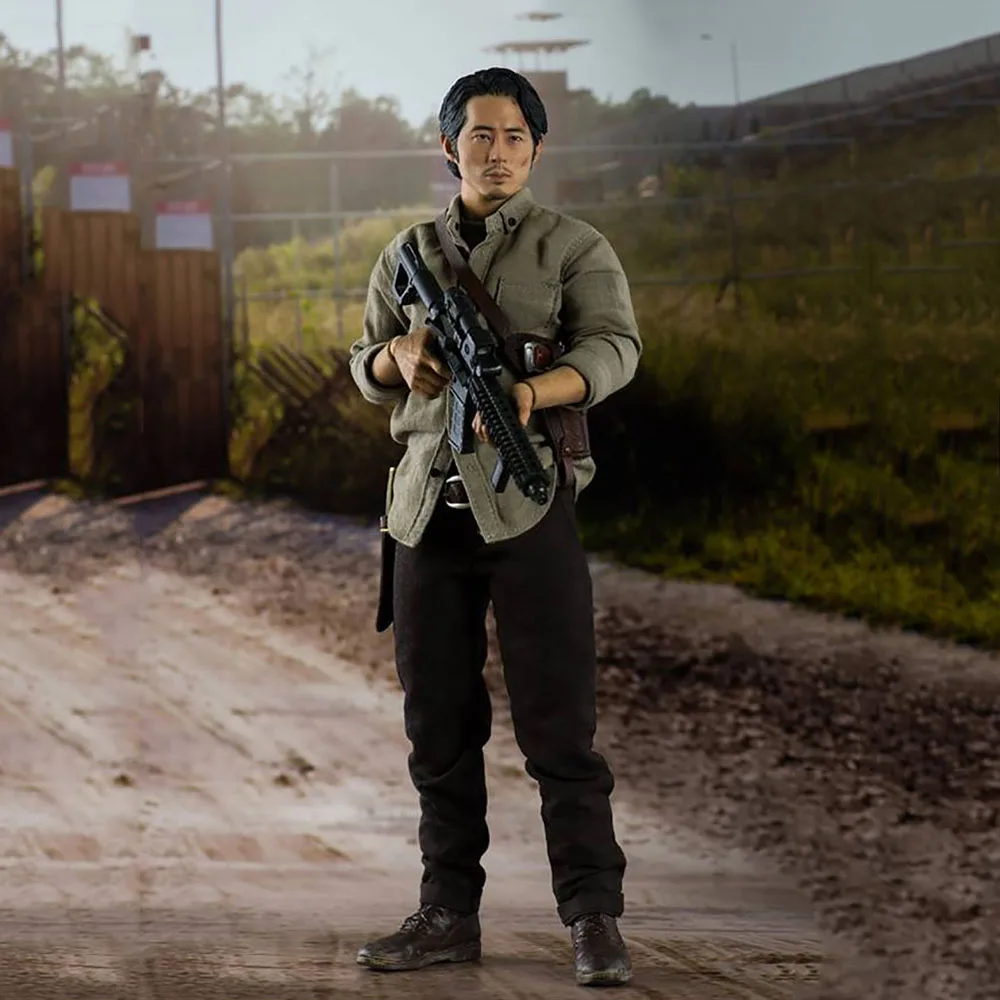 

ThreeZero 3Z0038 1/6 The Walking Dead Zombie Glen Rhee 12-inch Movable Male Action Figure Full Set Deluxe Edition/Normal ver