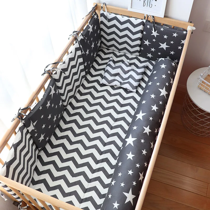 Детский бампер для новорожденных хлопковые мягкие бамперы в детской кроватке