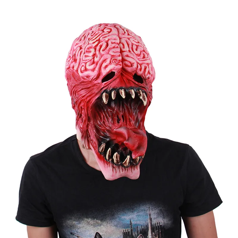 Scary Mask Latex Headgear Blood Face Zombie Clown Bad face Halloween Masquerade Fancy Dress Party Cosplay | Дом и сад
