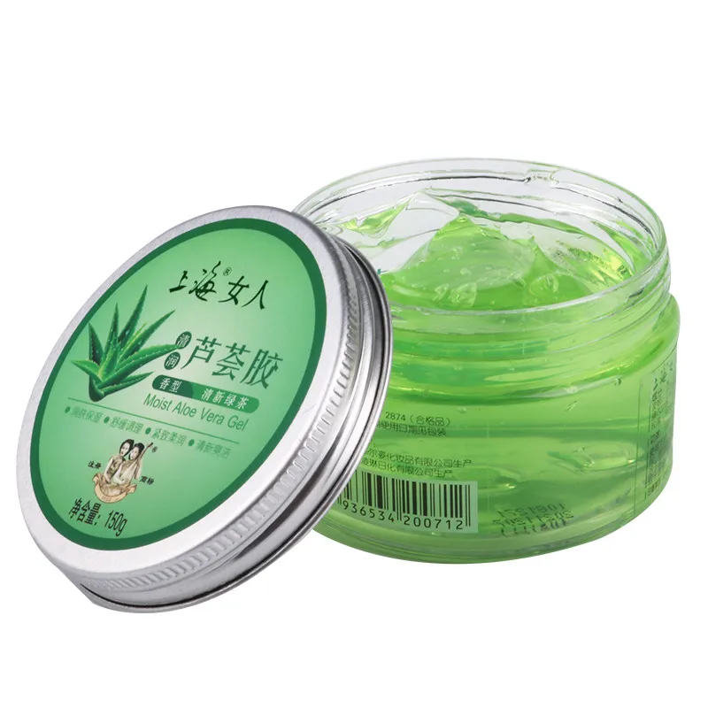 Шанхай успокаивающий влага алоэ вера гель 150 мл лечение акне крем для лица