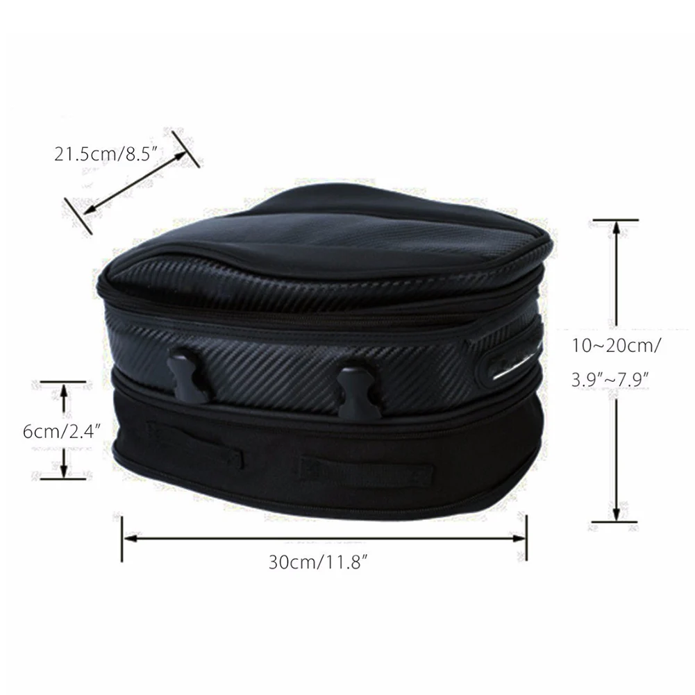 

Carry Bag Back Seat Bag Motorcycle Rear Tail Seat Bag Saddle Bag Package Helmet Bag Shoulder Bag Universal Waterproof