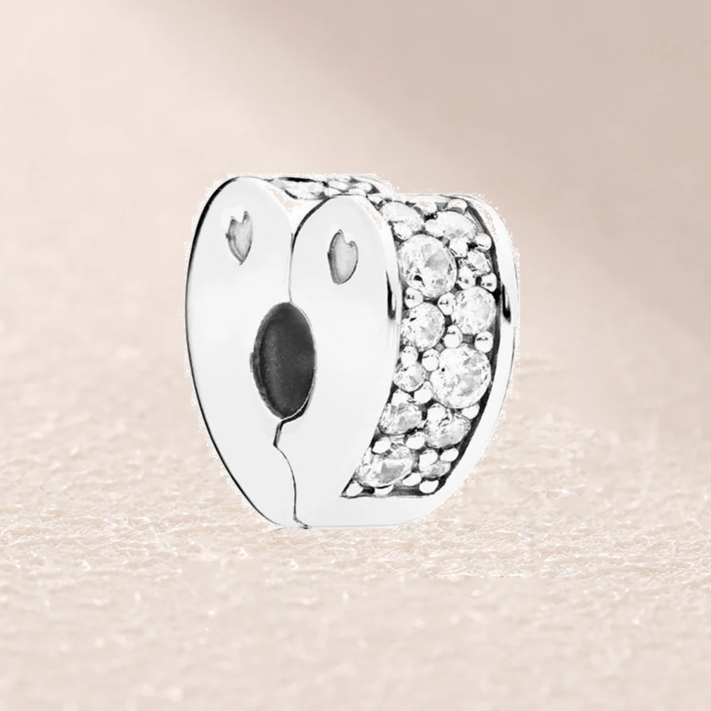 

797020CZ SPARKLING ARCS OF LOVE SPACER CLIP