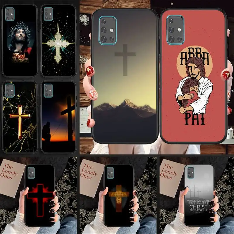

Faith Christian Religious Jesus faith Phone Case TPU For Samsung S6 S7 S8 S9 S10 Plus S20 S21 S30Ultrs Fundas Cover