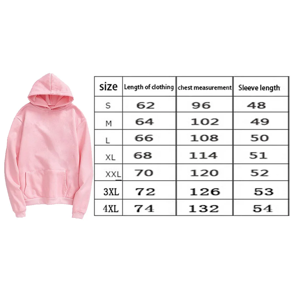 

Mens Womens Fleece Plain Hoodie Sweatshirt Hooded Pullover Casual Gym Tops