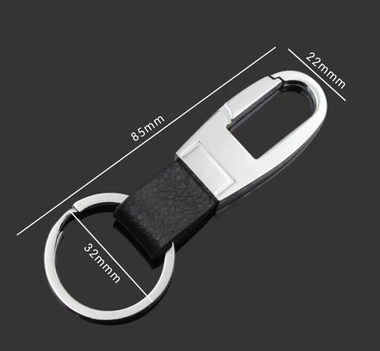 

Fashion Leather key Chain New Men Women Metal Waist Hanging KeyChain Best Gift Key Ring jewelry